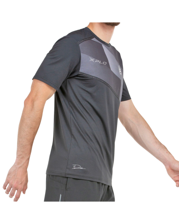 BULLPADEL - REMERA DI NENNO 25V NEGRO - Image 3