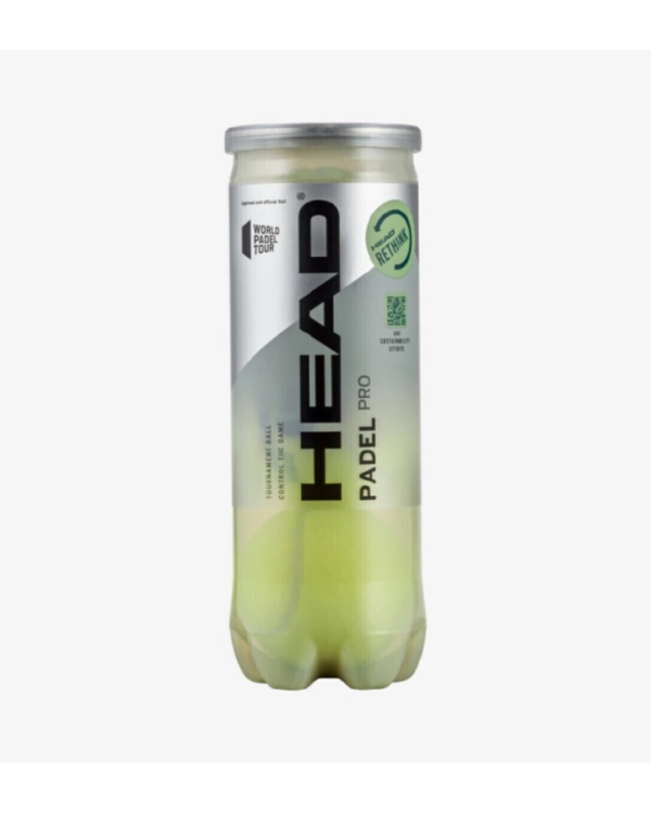 HEAD - TUBO PELOTAS PADEL PRO S X 3