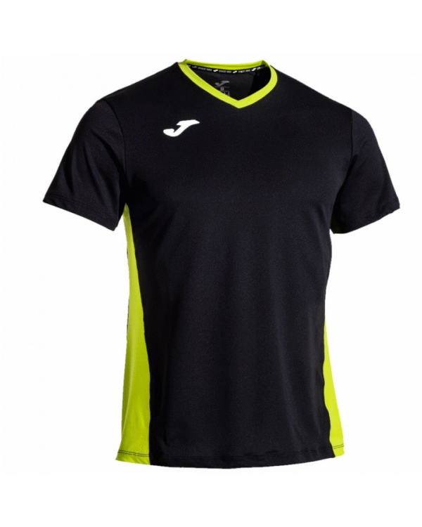 JOMA - REMERA COURT NEGRO/VERDE