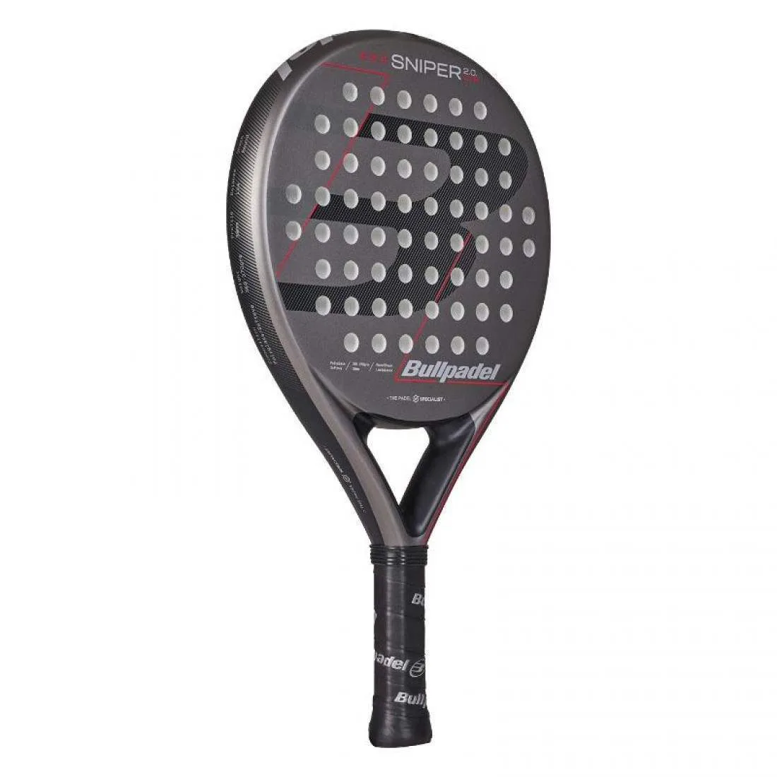 BULLPADEL - SNIPER 2.0 CONTROL GRIS 2026 - Imagen 2